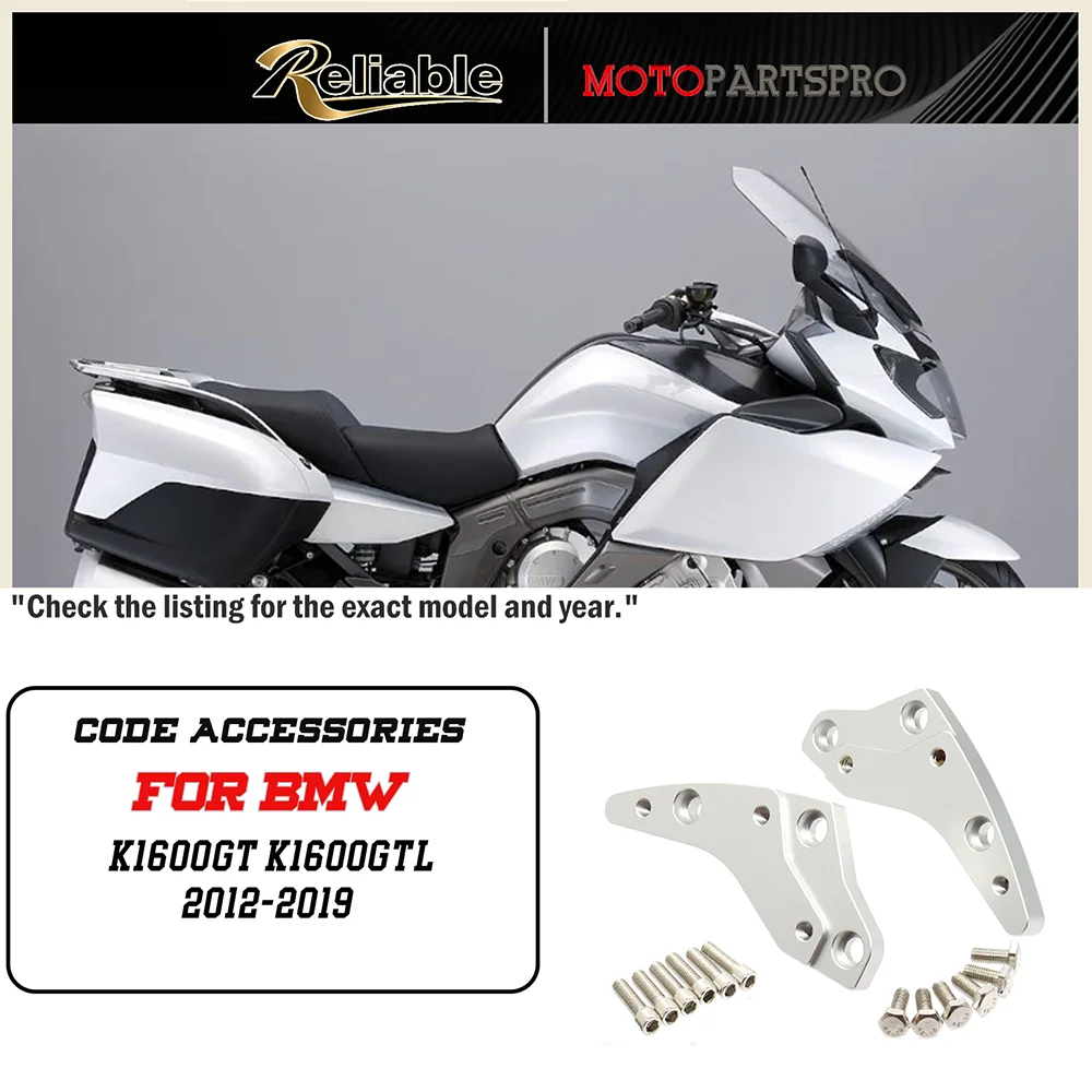 

For BMW K1600 GT L K1600GT K1600GTL 18mm Heightening Clamp Motorcycle Aluminum Alloy Handlebar Risers K 1600 GT GTL 2012-2019