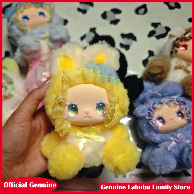 حقيقية جميلة إيما الأرنب التحالف سلسلة الفينيل صندوق أعمى الوجه دمية نموذج تزيين مُثبت لعبة صندوق غامض الأطفال هدية عيد الميلاد