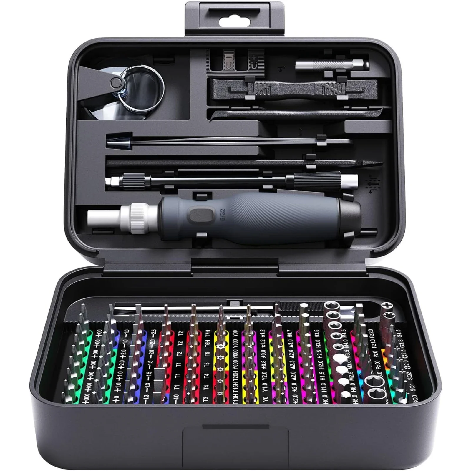 Mini Precision Screwdriver Set 132 in 1 Micro Magnetic Repair Tool Kits with Storage Box 108 Bits Small Screw Driver Tool Kits