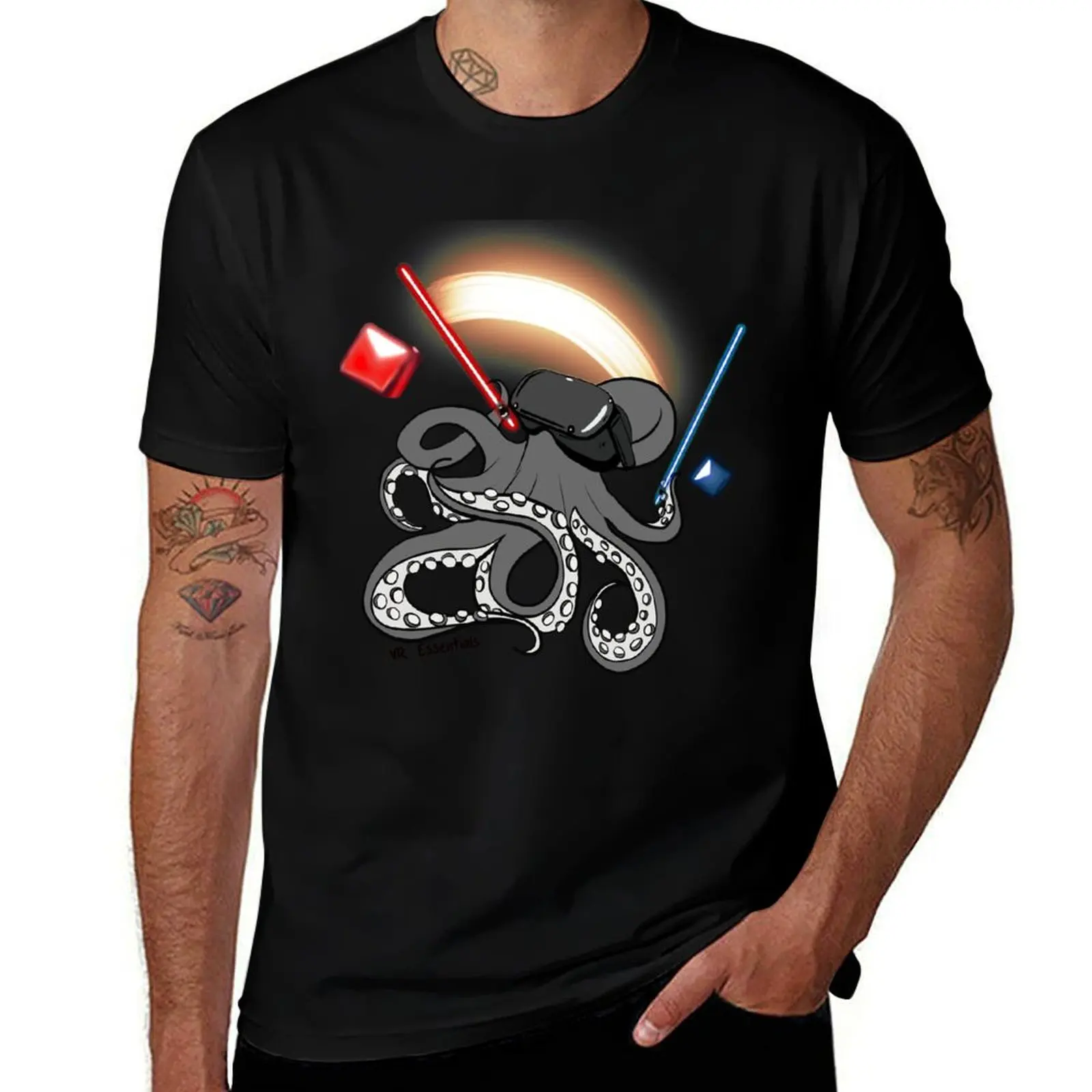 

Octopus Beat Saber VR T-Shirt Anime t-shirt anime tshirt essential t shirt summer clothes big and tall t shirts for men
