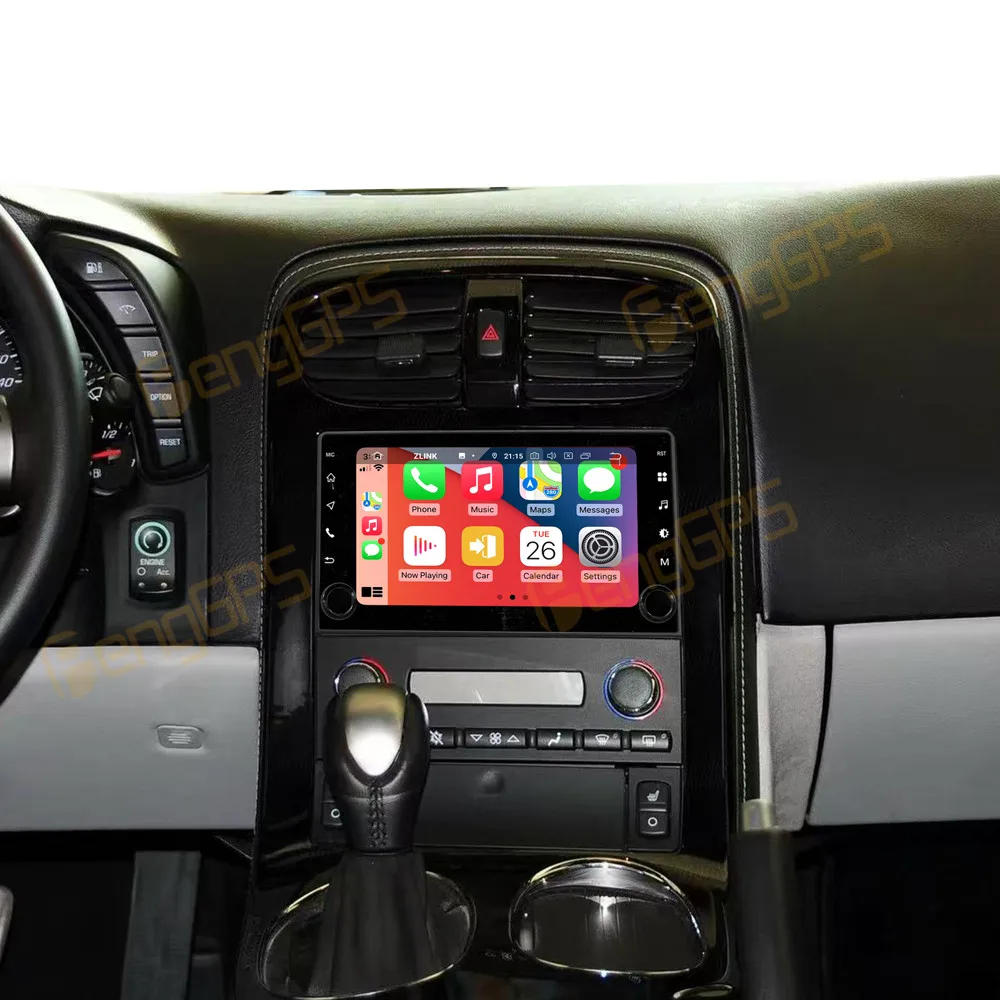 

8 Inch Android 13 Car Radio CarPlay For Corvette C6 2005-2013 Touch Screen Multimedia Player GPS Navigation Head Unit DSP BT