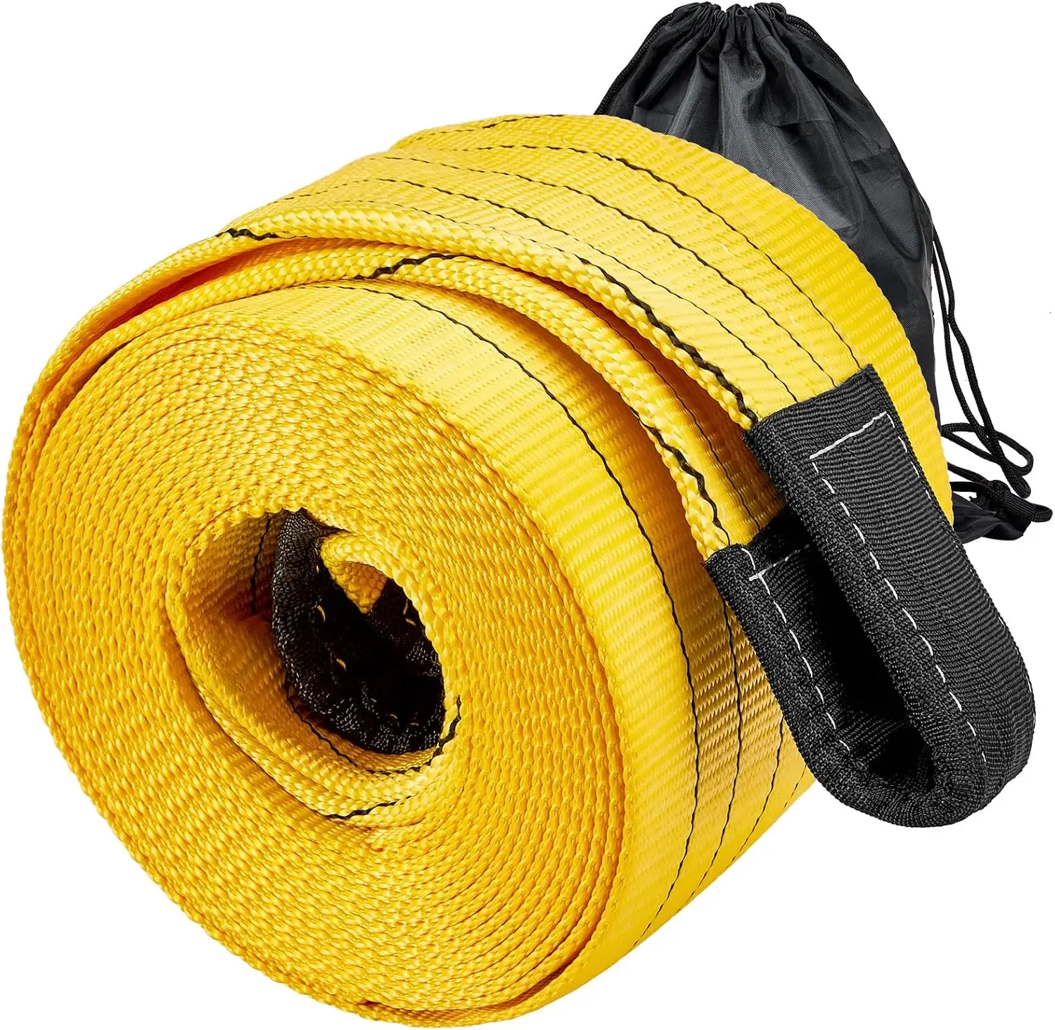 

Сверхмощный буксировочный ремень 30 футов x 7,1 дюйма, вместимость 90 000 фунтов для грузовиков, джипов, внедорожников, автофургонов — коммерческий класс