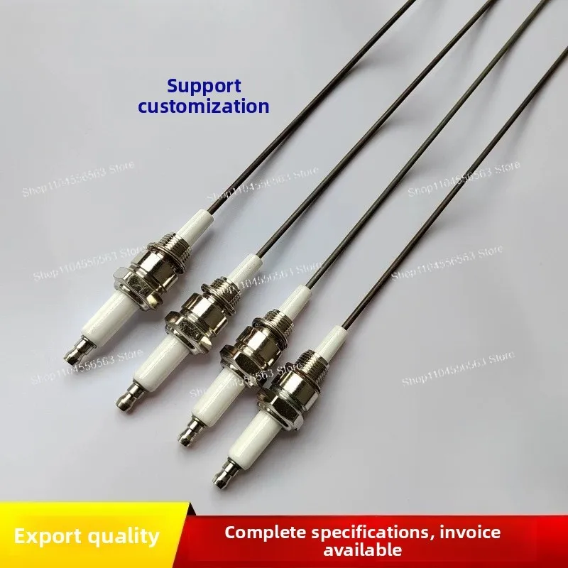 Industrial Kiln Ignition Electrode Needle Boiler Burner Flame Probe Ceramic High Pressure Custom Ignition Needle Rod Accessories