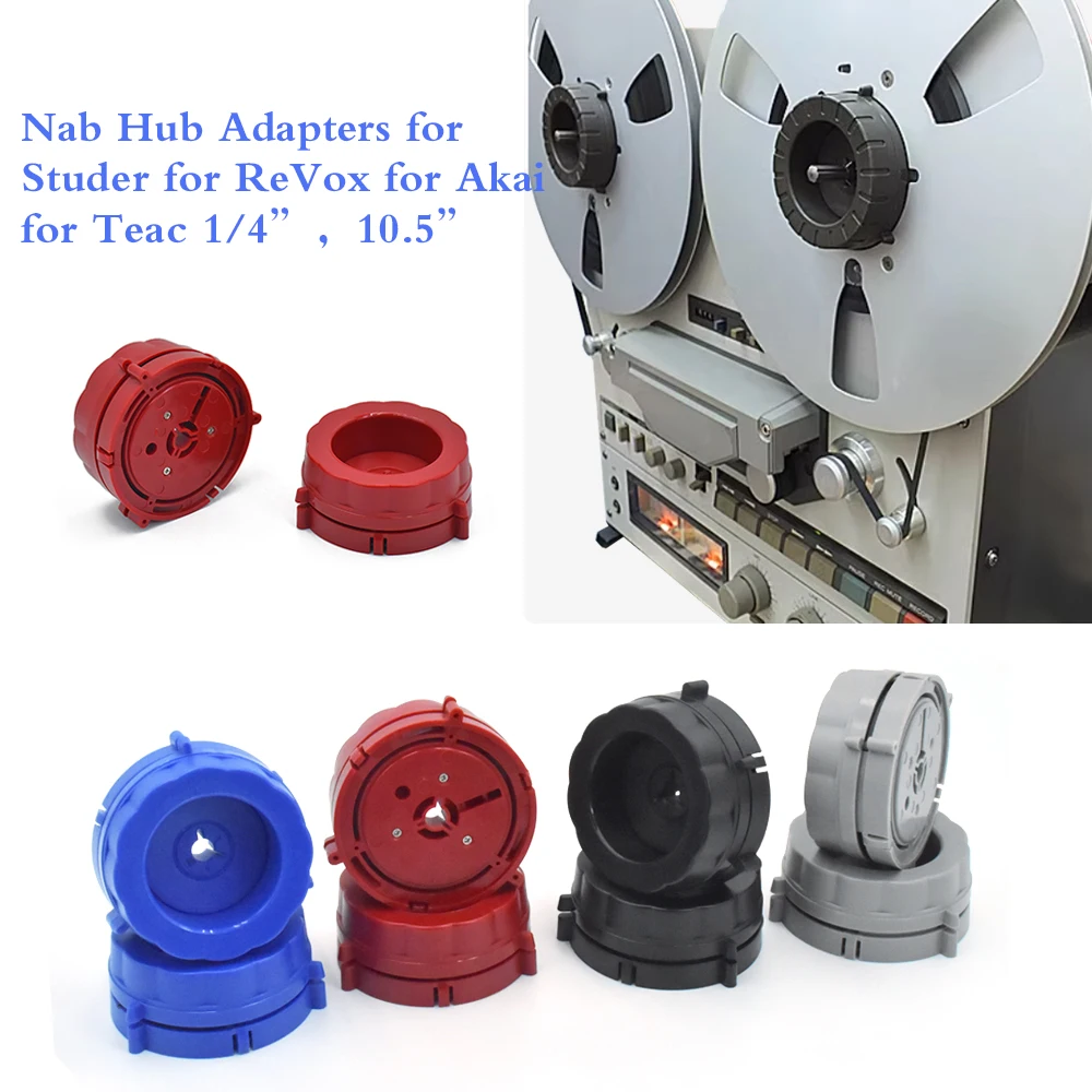 

1Pair Opener Kits For tascam NAB Hub Adapter Plastic Base For Reel To Reel Recorder