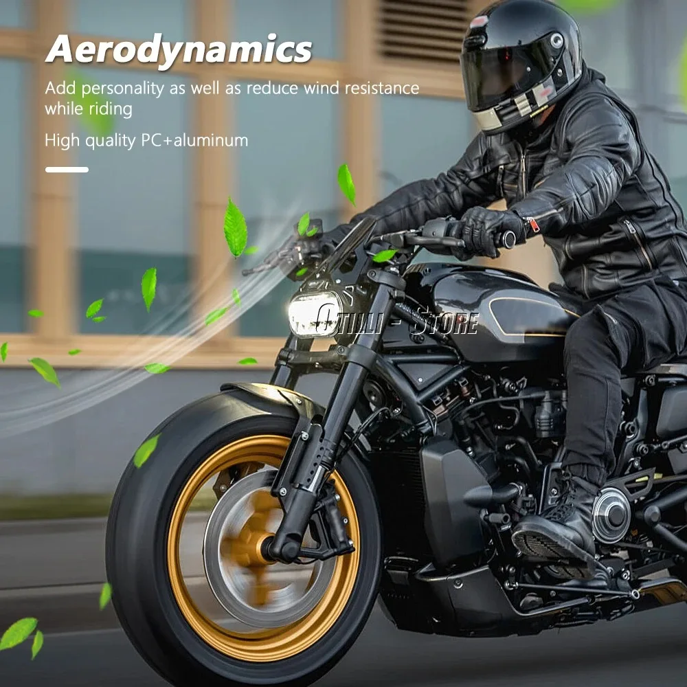 Motorcycle 2024 2023 2022 2021 2021-2024 For SPORTSTER S RH1250S Sportster S Windshield Wind Screen Deflector Windscreen