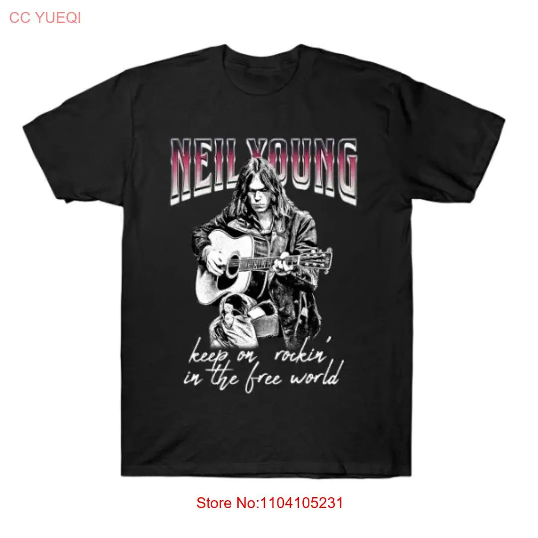 Футболка с гитарой Neil Young Rockin P93587