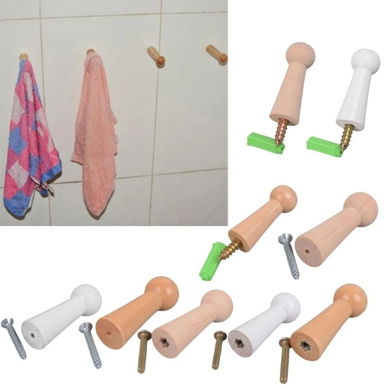 10 Pieces Functional Hook Portable for Most Home Storage Solution
