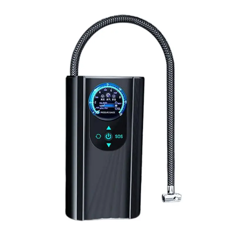 

Аккумуляторный воздушный насос с Φ 12v Dc, портативный компрессор, цифровой беспроводной автомобильный насос для шин для велосипеда
