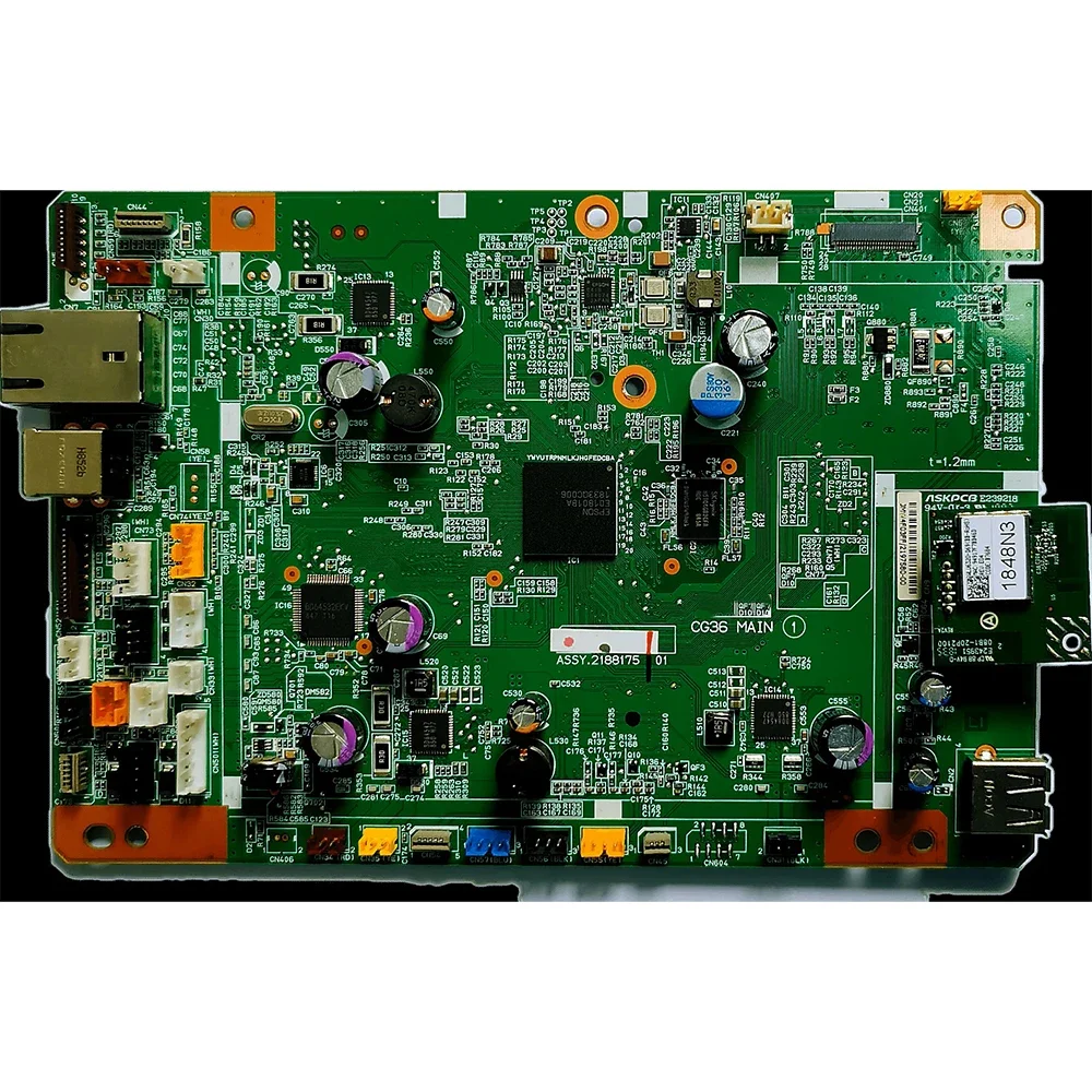 Original Used Formatter Main MotherBoard For Epson WF7110 WF7111 The cracked version does not require a chip