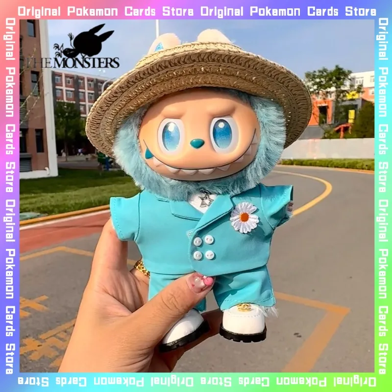 

Only Clothes for 17cm V1 V2 V3 Labubu Kpop Outfit Stylish Suit Hoodies Cosplay Star Dolls Accessories Birthday Toy Gifts