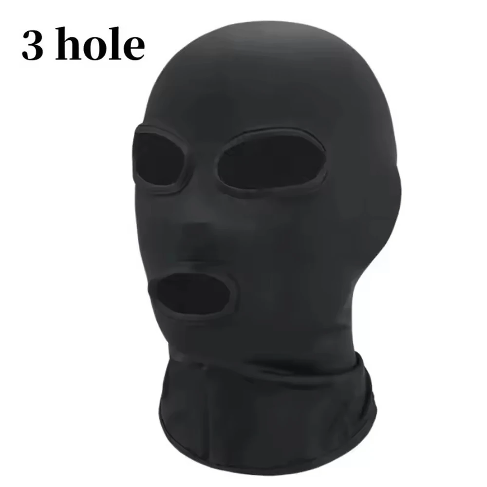 AliExpress NONE Tactical Balaclava Cap Black Full Face Cover No Hole for Army Cs Bike Motorcycle Sun Protection