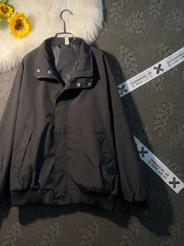 

Мужская осенне-зимняя куртка American Sle ort, новая модная повседневная модель с воротником-стойкой, на молнии, из износостойкого полиэстера...