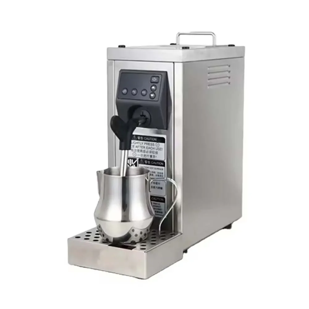 Commercial เครื่องทําฟองนม 4Bar กาแฟนม Bubble Maker 1450W เครื่องชงกาแฟเอสเปรสโซเครื่องชงกาแฟไอน้ําเครื่อง