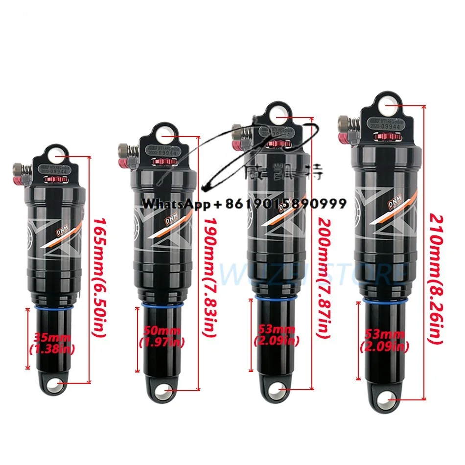 

AO-38RC MTB DH Bike Coil Rear Shock 165/190/200/210mm Mountain Bike Soft Rear Shock Absorber