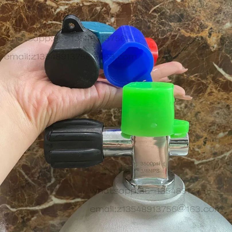 Diving bottle head valve protective cover, gas cylinder valve outer cover