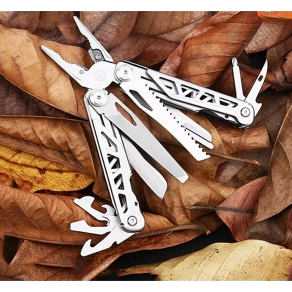 Needle Nose Pliers Repair Outdoor Tool EDC Hardness Multitool Plier Cable Wire Cutter Multi Tools Outdoor Camping Folding Knife