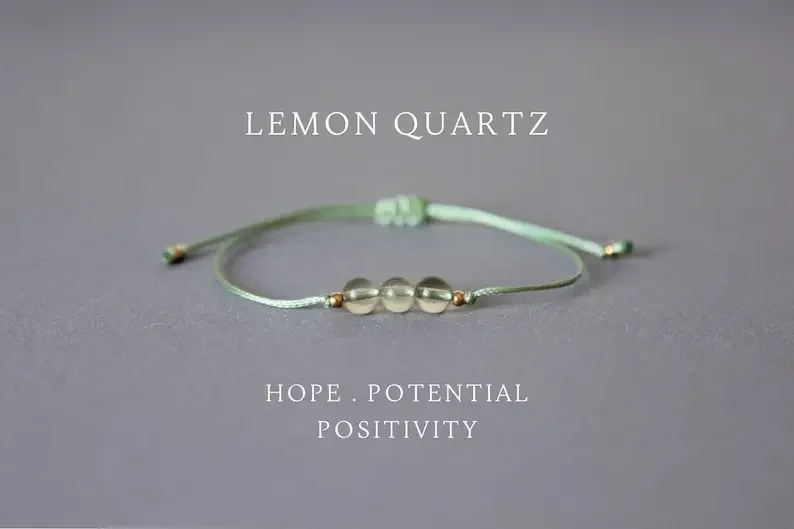 Lemon Quartz Bracelet Increases Positivity and Vitality Accessories