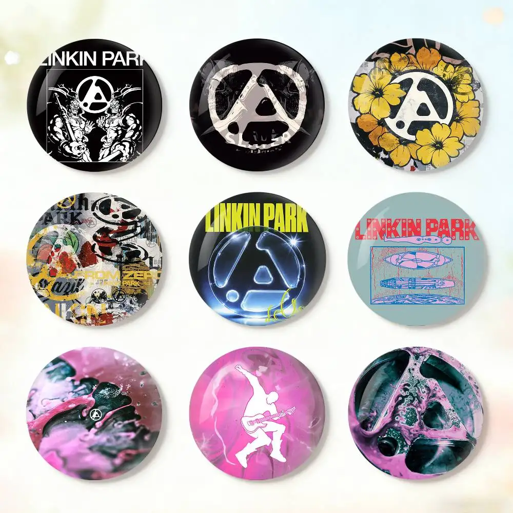 H-Linkin-N Band Park-S Badge Creative Pins Brooch for Bag Clothes Hat Decor Gifts Fans Collect