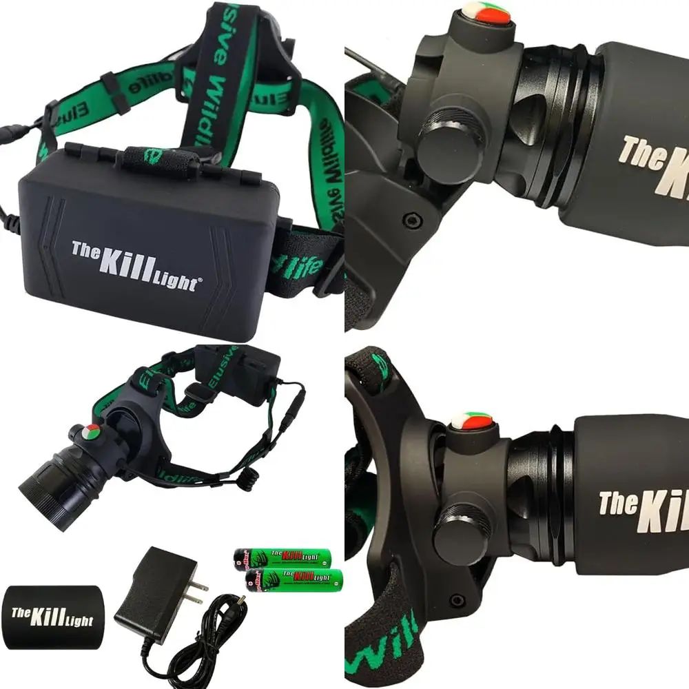 

Набор светодиодных налобных фонарей 3-в-1: регулируемый луч для охоты, походов, кемпинга — с регулировкой яркости, зумом, высокой мощностью, дальним светом