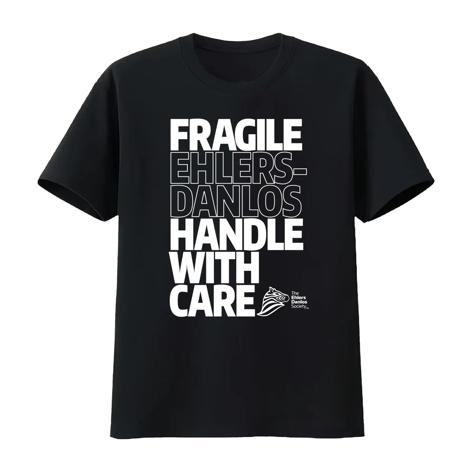 Fragile: Handle with Care T-Shirt Summer Casual Cotton Tee Oversized Streetwear Tops Vintage Graphic Print Unisex Men Women