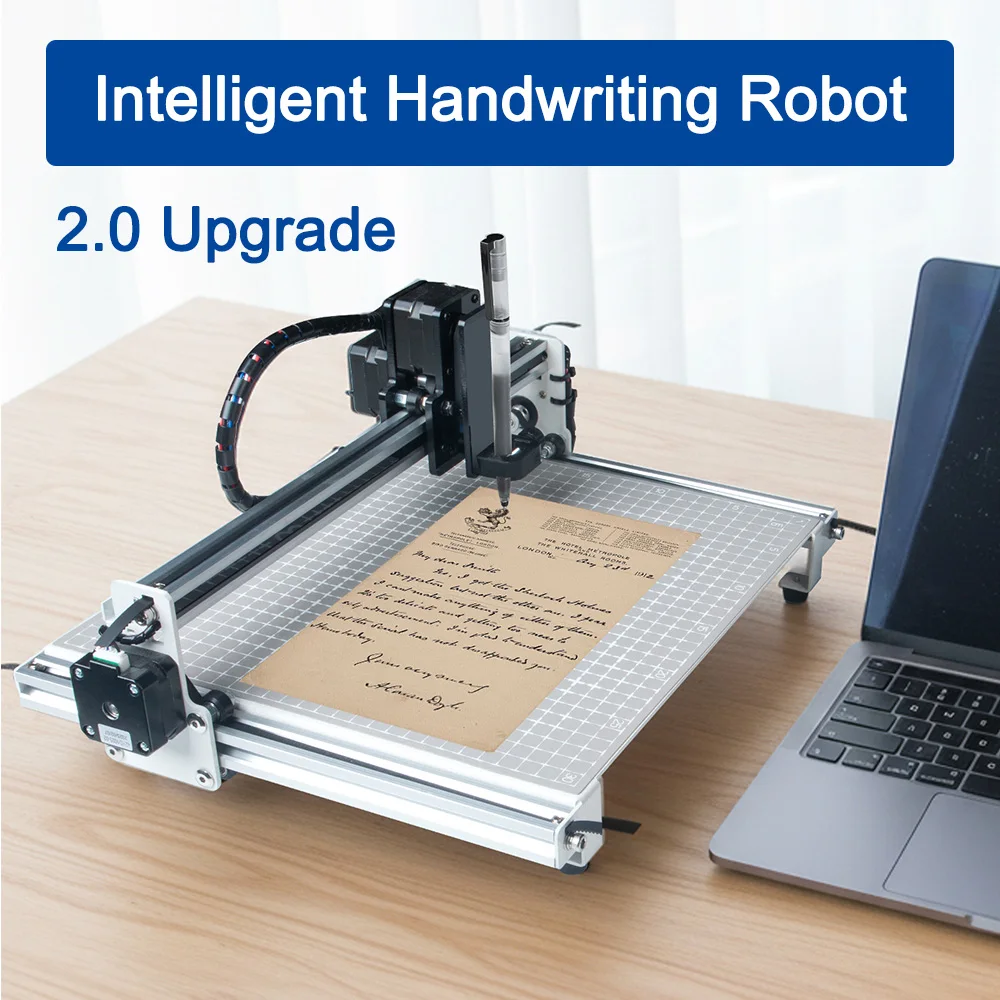 PaxieBot X26 Handwriting Drawing Robot Machine A4 Working Area Pen Plotter High-Fidelity Handwriting Custom Font Replicator DIY