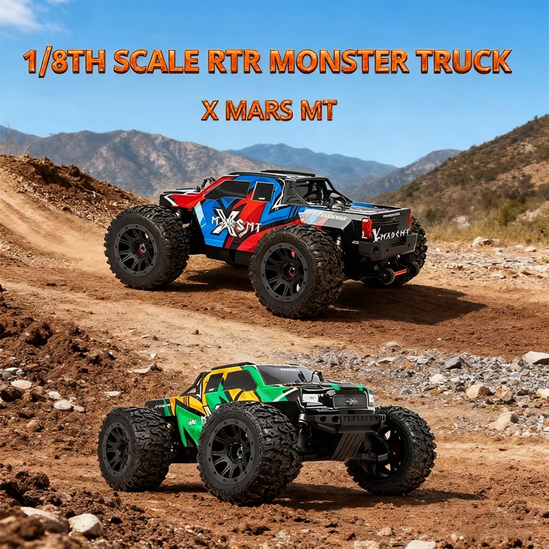 HNR H9902 Scala 1:8 RTR Monster Modello Elettrico di Controllo Remoto Auto 6S 90KM/H 4WD Drive Fuoristrada Brushless X MARS MT RTR