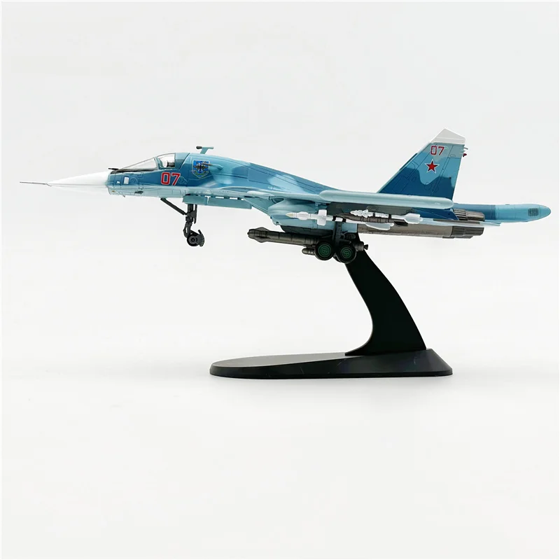 Wltk Russian air force Su-34 Fullback Fighter 1/100 Diecast Airplane Aircraft Jet Model