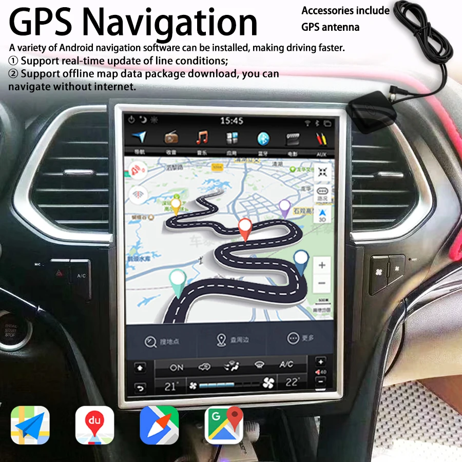 256GB روم راديو السيارة الوسائط المتعددة مشغل فيديو ل GAC Trumpchi GS4 2010-2017 تسلا IPS شاشة الملاحة GPS 2din 6G أندرويد 14