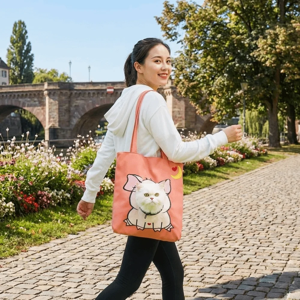 

Adorable Breathable Pet Outing Bag Soft Lining with Hole Dog Backpack Cartoon Cat Shoulder Bag Puppy Travel Bag Daily Use