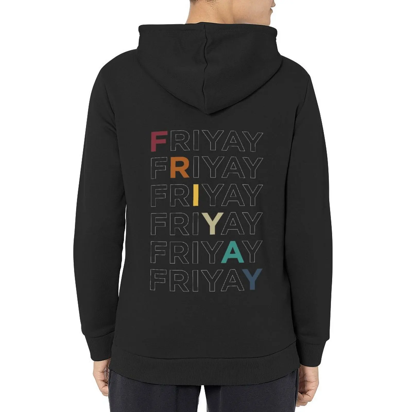 

Friyay crossed colourful Hoodie autumn new products clothes for men winter clothes korean clothes men hoodie