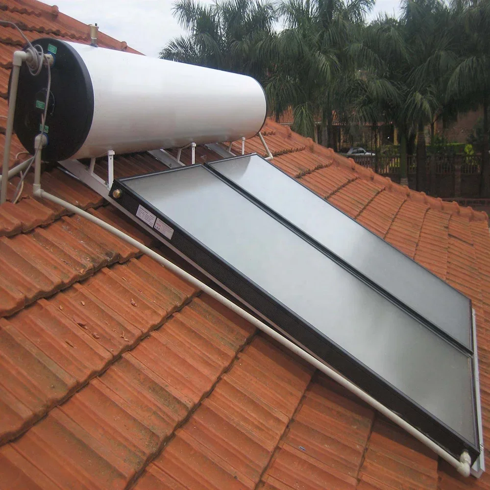 300L OEM Stainless Steel Solar Heat System Pressurized Solar Water Heater Kit With Hot Heat Pump