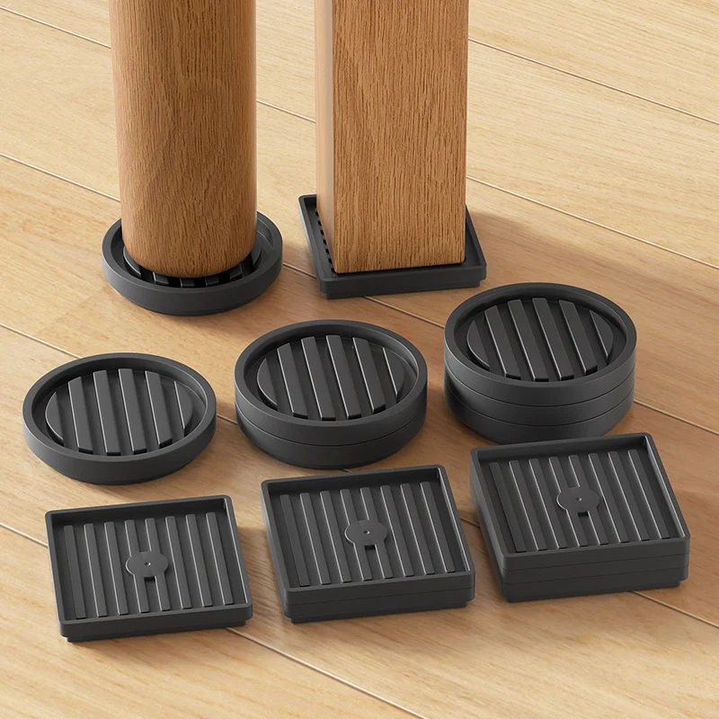 

Универсальные противоскользящие захваты для мебели, набор липких фетровых подушечек из 12 предметов для ножек стула, ножек стола, дивана — простая установка для остановки Sl