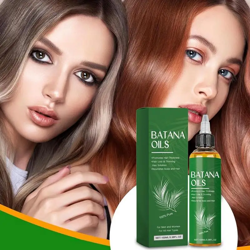 Batana Hair Oil For Traction Alopecia Butter Hair Mask Anti Break Loss Hair Growth Oil moisturizing Repairing Strengthens Roots