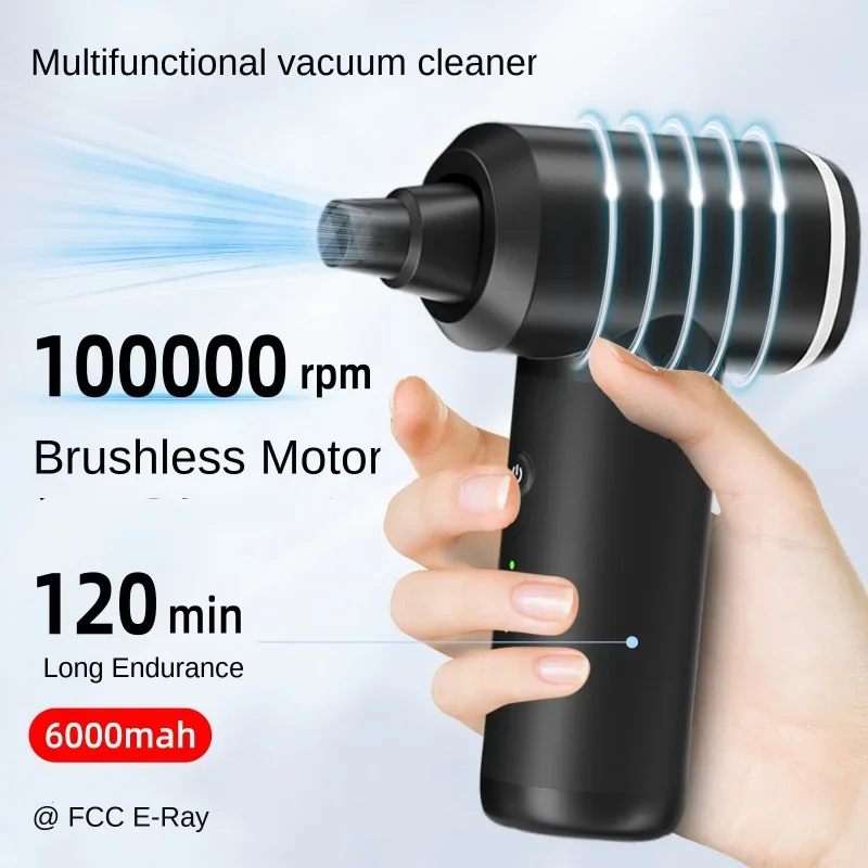 Multifunctional Blowing Suction Charging Four-in-One Car Cleaner Household Cleaning Wireless Mini-Portable Dust Blower Car