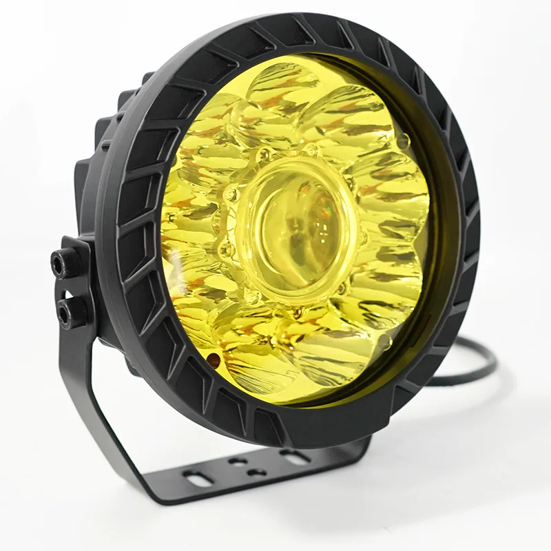 5/7/9inch led work light Bridges Search Spotlight yellow white LED Bulbs Long Range 4x4 Driving Off Road 10-30V Car Truck ATV