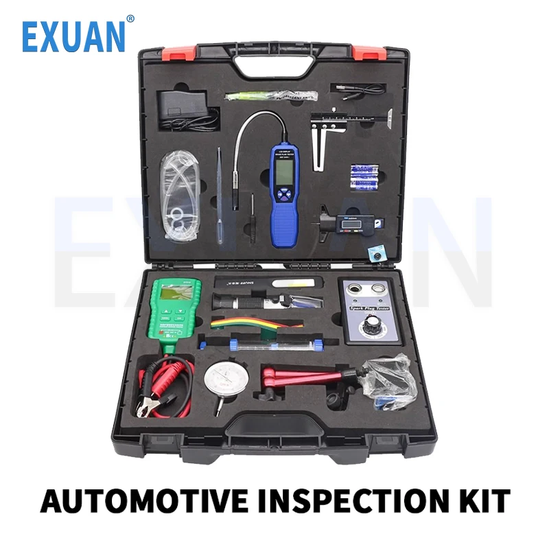 

Automotive Repair Maintenance Testing Toolbox Maintenance Testing Kit Oil Quality Detector Brake Oil Tester Battery Testing Tool
