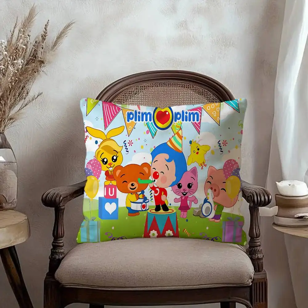 P-Plim P-Plim Cute Personalized picture text home decorative pillows Household Gifts 45x45cm