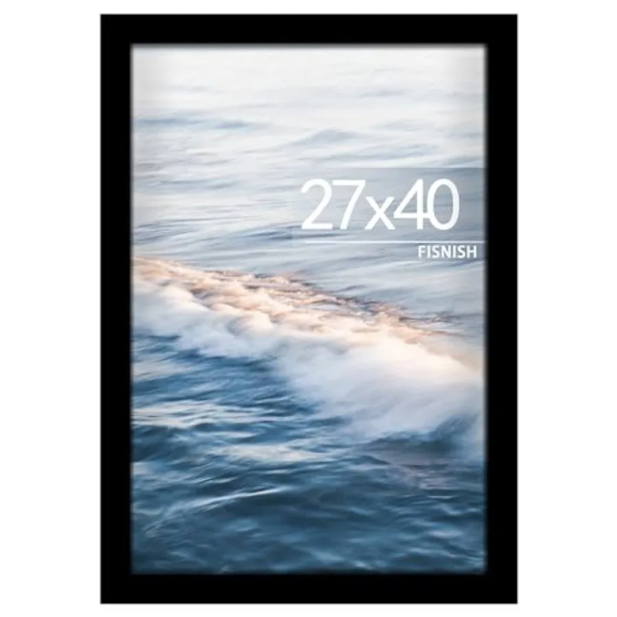 

27x40 Poster Frame, 27x40 inch Movie Poster Frame with HD Plexiglass Durable and Scratch-proof for Horizontal or Vertical Wall