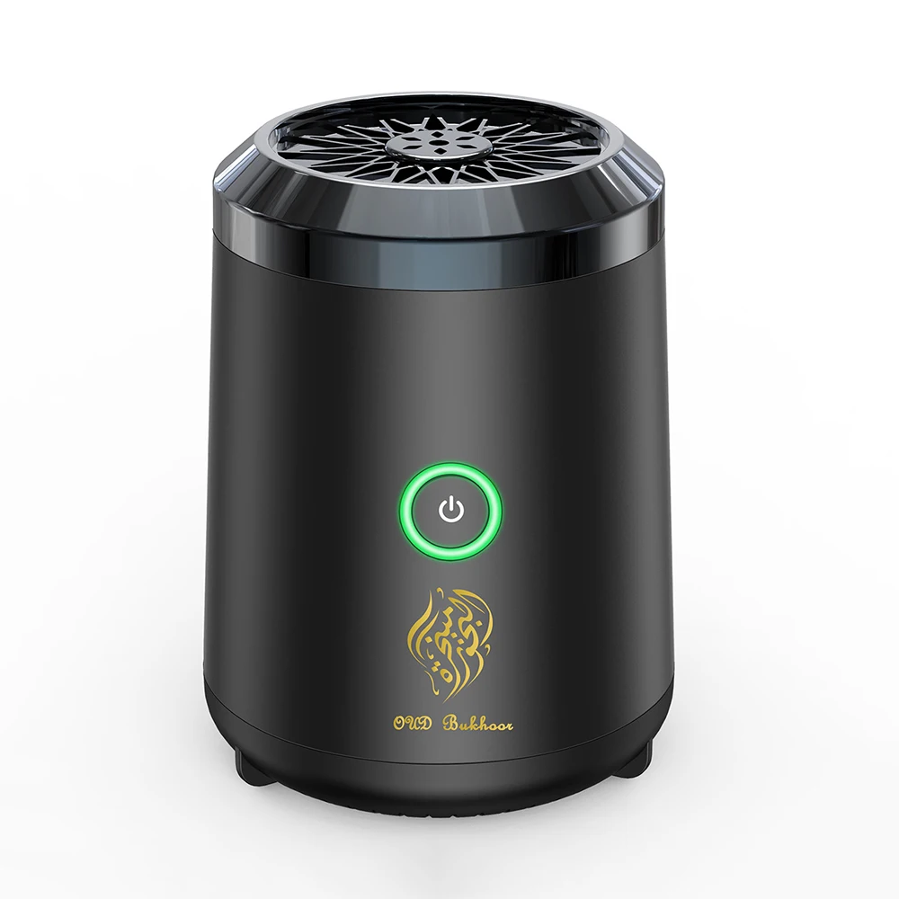Arabic Bukhoor Aromatherapy Burner, Car Mounted Electronic Aroma Burner, USB Charging Incense Burner, Home Fragrance Ornaments