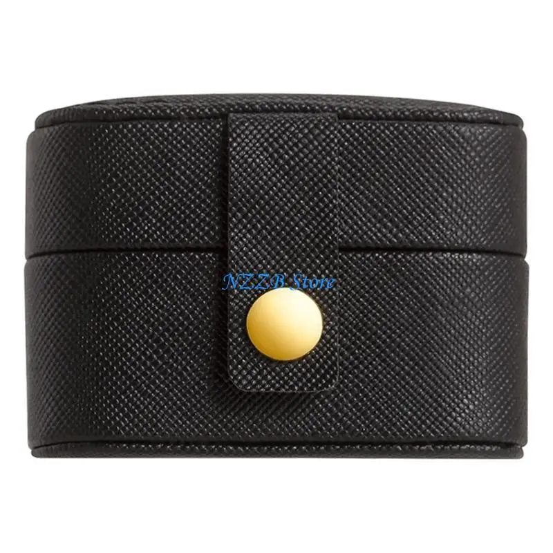 T21F Маленькая шкатулка для колец для ювелирных изделий, мини-футляр для ювелирных изделий, портативный футляр для хранения 4