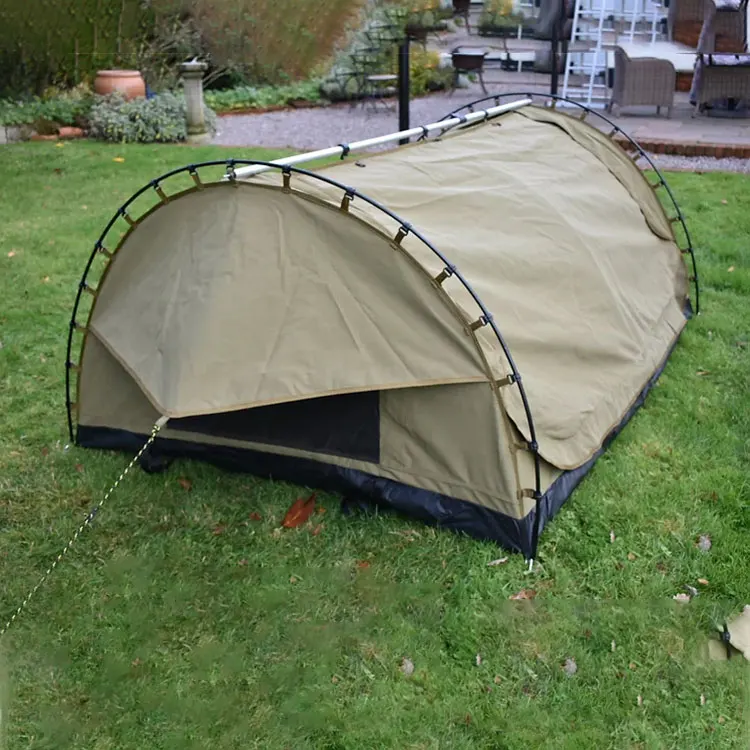 

Waterproof Canvas Swag Travelling Double Camping Swag Tent