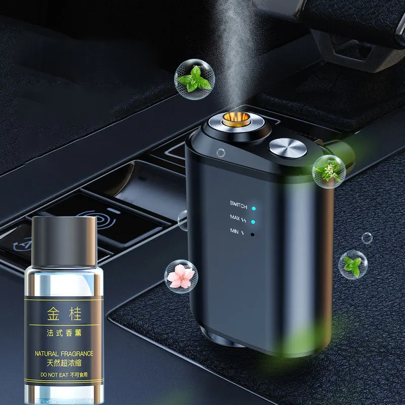 

Electric Auto Air Diffuser Aroma Car Air Vent Humidifier Mist Essential Oil Aromatherapy Car Air Freshener Perfume Fragrance