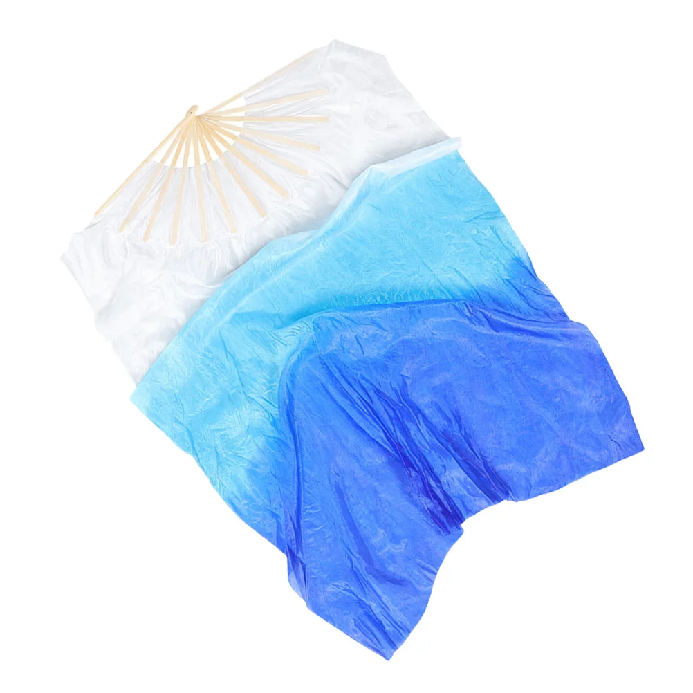 

Long Large Folding Dance Fan Veil Lightweight Colorful Practical Fan for Dance Exercise Performance Dancing Fans