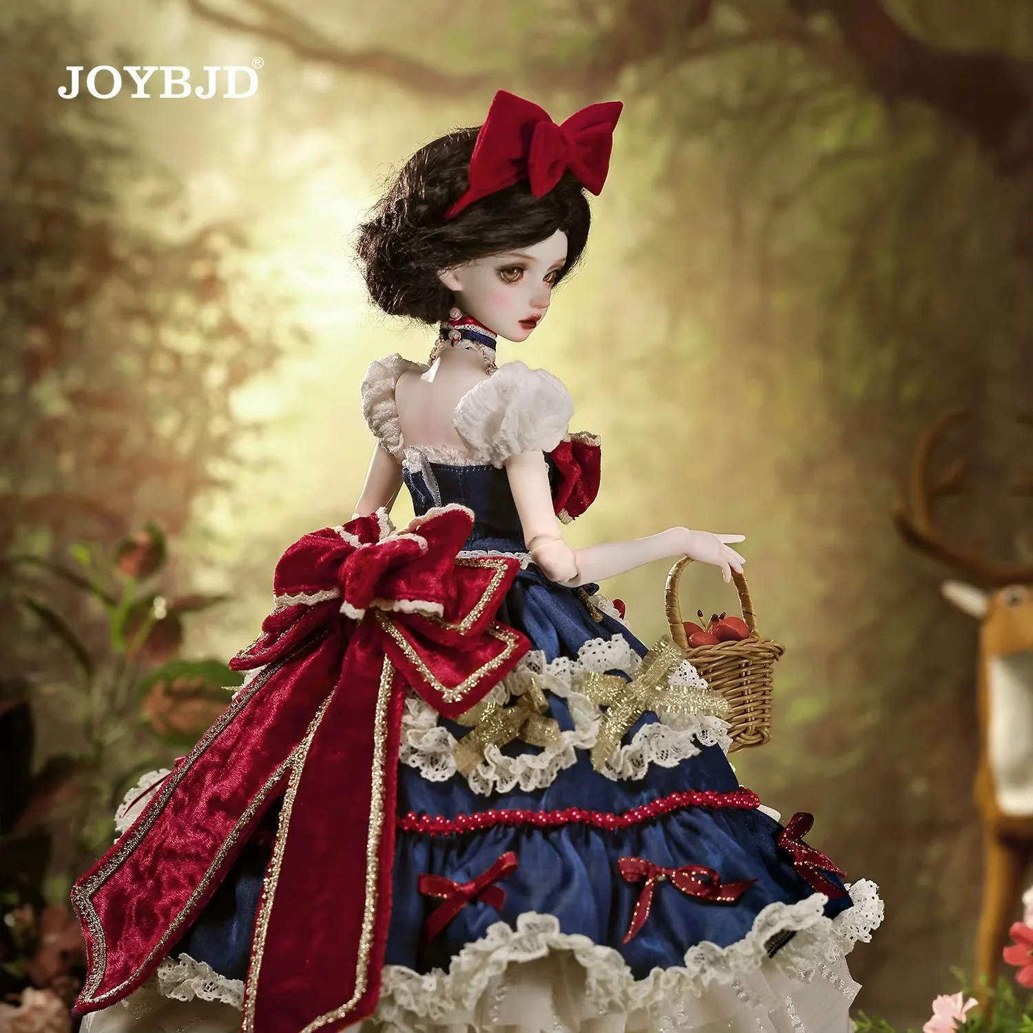 Joybjd beeno boneca bjd 1/4 conjunto completo com corpo granada estilo conto de fadas princesa para boneca articulada feminina bonecas bjd