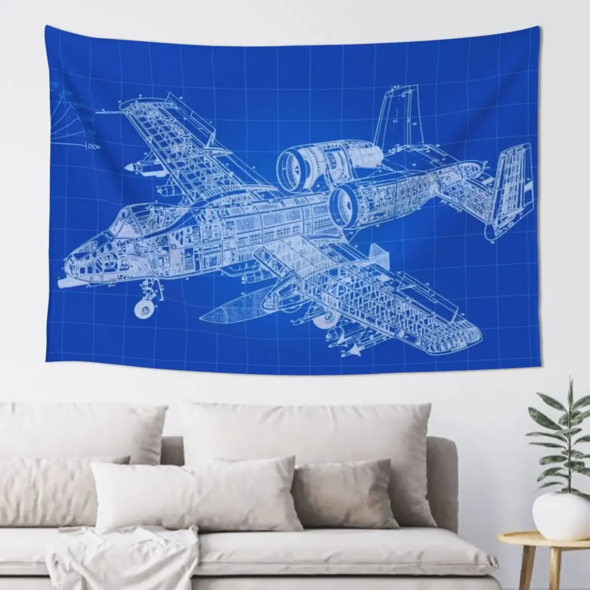 Fairchild Republic A-10 Thunderbolt II Tapestry Home Decorators Home Decoration Accessories Tapestry