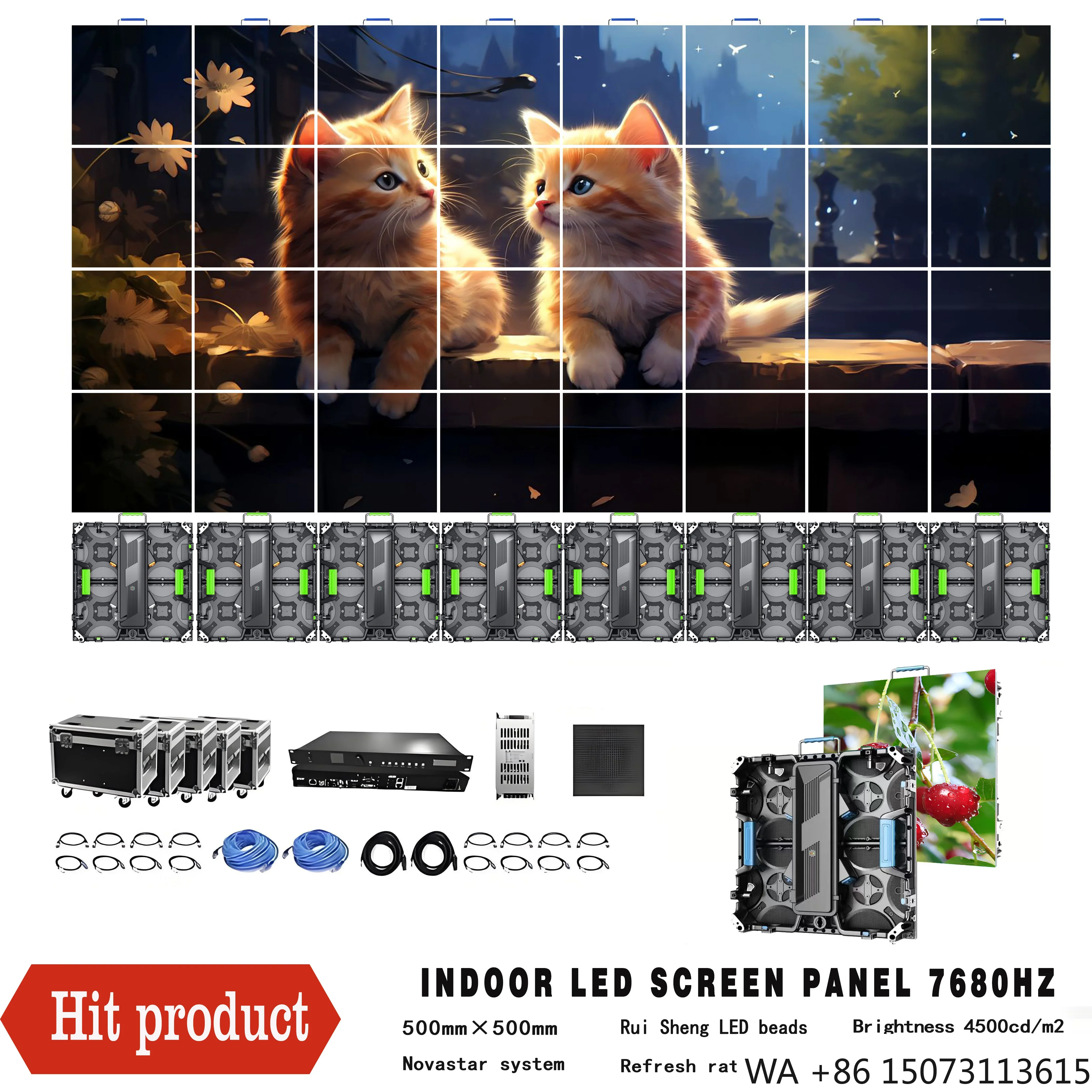 

Outdoor P2.604 LED Cabinet Waterproof 4K Resolution for Stage Rental & Events
