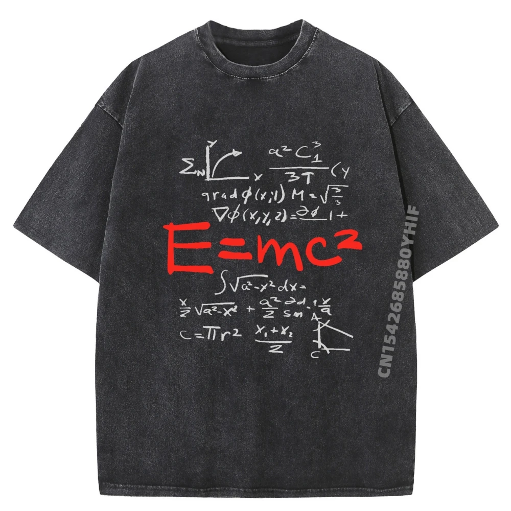 

Relativity Theory E = Mc2 Theory Equation Physics Study Mens Graphic Tshirts Mens Funny Washed T Shirt