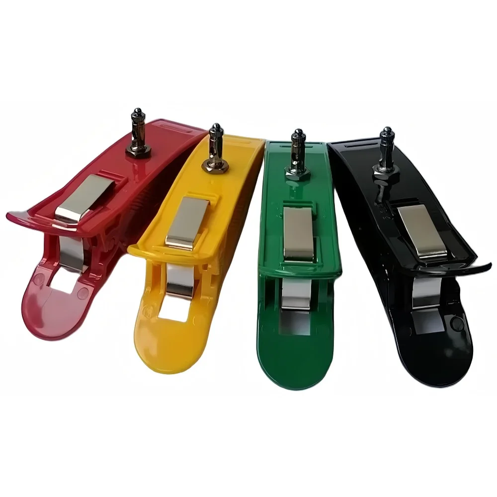 ECG Limb Electrode Clamp Set of 4, DIN 3.0 Banana 4.0, Reusable Adult Limb Clips, for ECG Machine Monitor, CE Class I