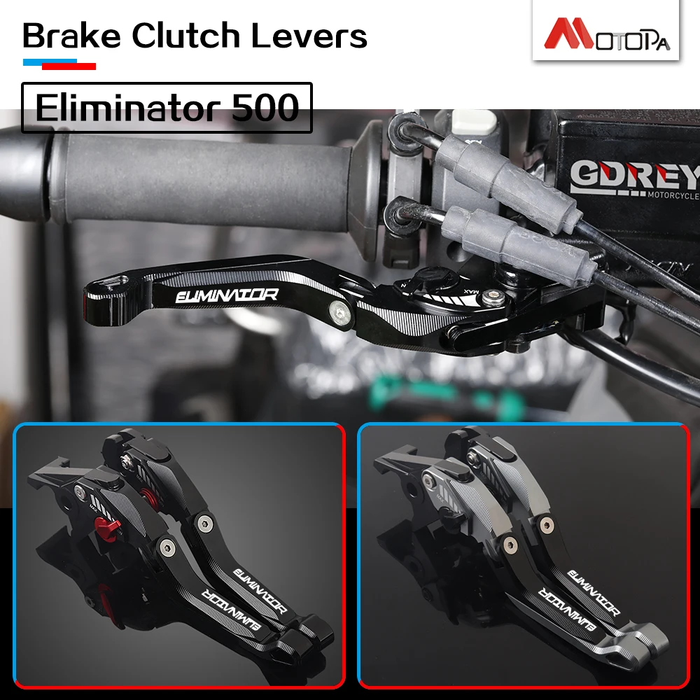 

For Kawasaki Eliminator 500 2024 2025 Motorcycle Eliminator500 Adjustable CNC 5D aluminium Brake Clutch Levers Handle