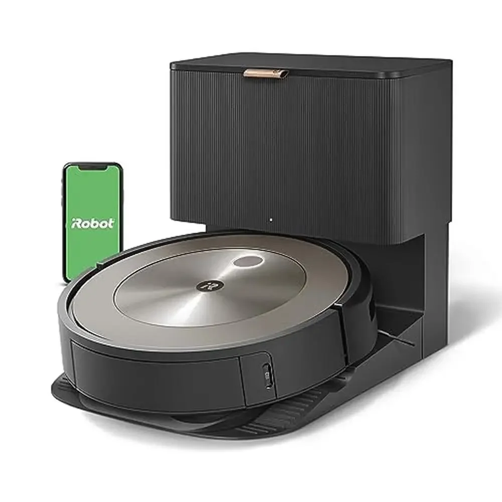 

Self-Emptying Robot Vacuum More Powerful Suction Identifies & Avoids Obstacles Pet Waste Full Bin Indicator Smart Mapping Siri